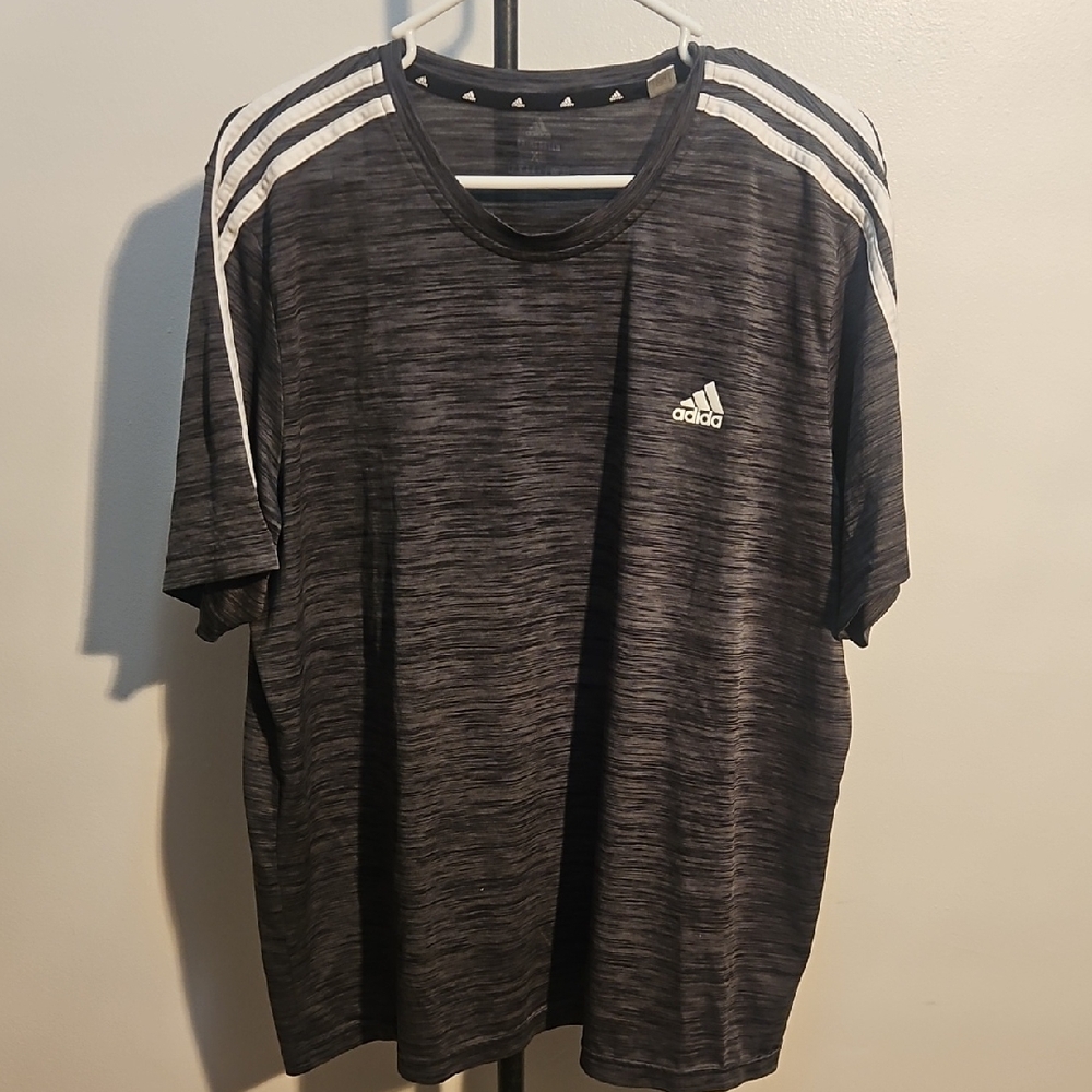 Adidas Men's Charcoal Heather Tee